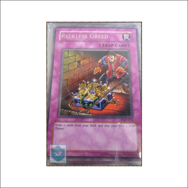 Reckless Greed - Pgd-051 - Trap - Lightly-Played - Tcg