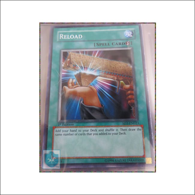 Reload - 1St Edition - Sd3-En023 - Spell - Lightly-Played - Tcg
