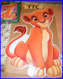 DISNEY - LION KING - 46 mcx puzzle complete 36'' TALL