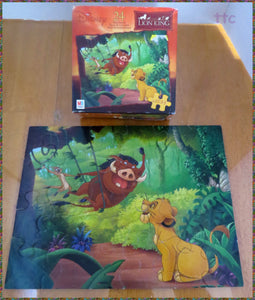 Disney Puzzle LION KING 24 PCS - complete w box