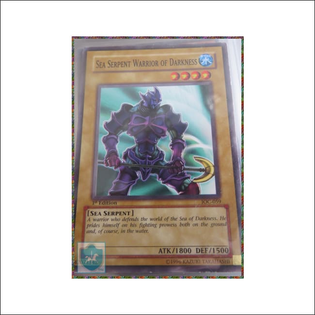 Sea Serpent Warrior Of Darkness - 1St Edition - Ioc-059 - Monster - Moderatly-Played - Tcg