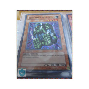 Stone Statue Of The Aztecs - 1St Edition - Ast-014 - Monster - Near-Mint - Tcg