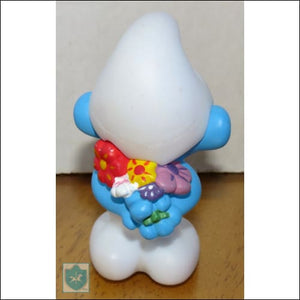 The Smurfs - Schtroumpfs - Plastoy Lot - 4 Tall - Soft Plastic (Lot Of 4) - Figurine