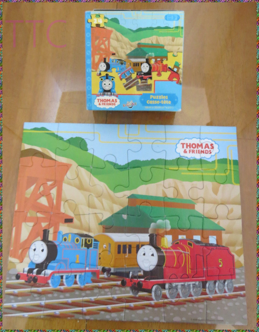 Puzzle THOMAS THE TRAIN - 24 pcs - complete w box