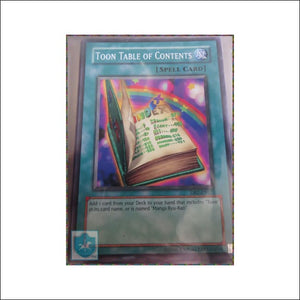 Toon Table Of Contents - Db2-En012 - Spell - Near-Mint - Tcg