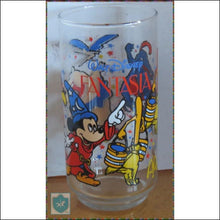 Vintage 80S Disney Mcdonalds - Fantasia - Coca-Cola - Happy Meal Glass 5.5 Tall - Glass
