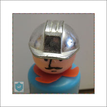 Vintage Fisher Price Little People - Construction Worker - Chrome Hat - Fp