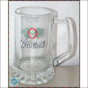 Vintage - Grolsch - Beer - 8 Oz - 4.75 Tall Glass Stein - Vaisselle