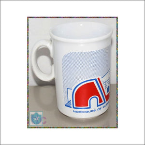Vintage Nhl - Nordiques De Quebec - 4.5Tall - Made In England - Glass