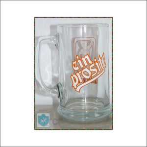 Vintage Oktoberfest Ein Prosit - Beer - 8 Tall Mug/glass/cup - Vaisselle