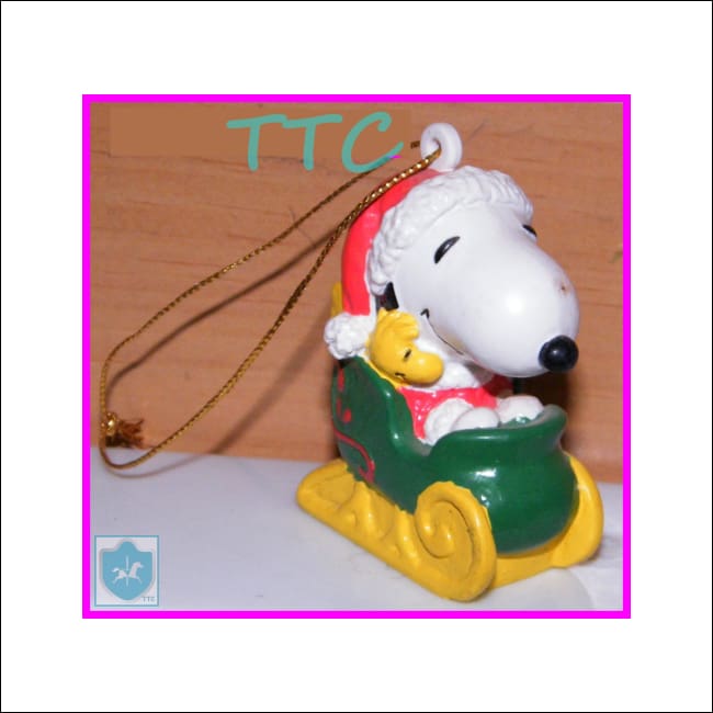 Whitmans Schultz - Peanuts - Snoopy - Ornament / Keyring - With Woodstock - Figurine