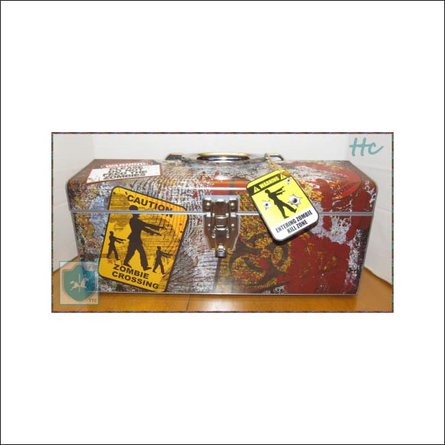 ZOMBIE - Art Deco Tool METAL Box by Sainty International - 18x7.5x7 - as NEW - Other items